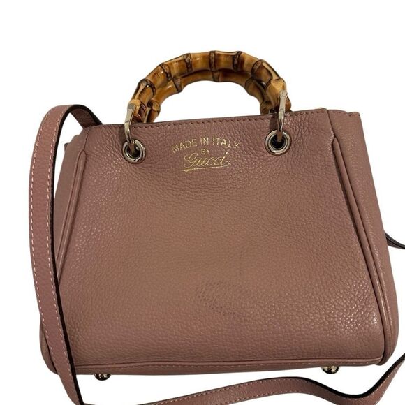 Gucci Brown Satchel with Bamboo Handles - Picture 14 of 15